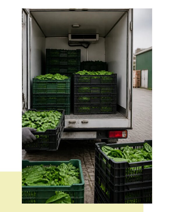 Перевозка шпината в Лобню с сохранением свежести продукции